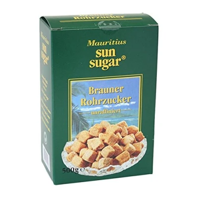 Abbildung von Mauritius Sun Sugar Brauner W?rfel Rohrzucker, 500g 1er Pack