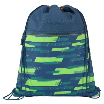 Abbildung von coocazoo Sportbeutel für Kinder, Größe: One Size, Lime stripe