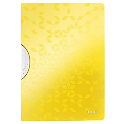 Abbildung von Leitz WOW ColorClip Hefter für 30 Blatt, A4, Kunststoff, Gelb, WOW, 41850016