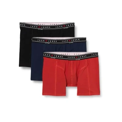 Abbildung von Jack &amp; Jones 3ERPACK Panties, Herren, Größe: 5XL, Navy blazer