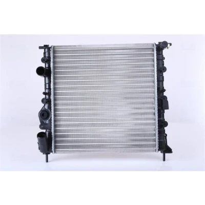 Abbildung von NISSENS 638271 Kühler, Motorkühlung Aluminium 350 378 23 Kühlrippen mechanisch gefügt RENAULT: CLIO 2
