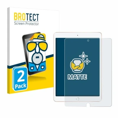 Abbildung von BROTECT Entspiegelungs Schutzfolie für Apple iPad 10.2&quot; WiFi 2020 (8. Gen.) (2 Stück) Matte Displayschutz Folie, Anti Reflex, Fingerprint