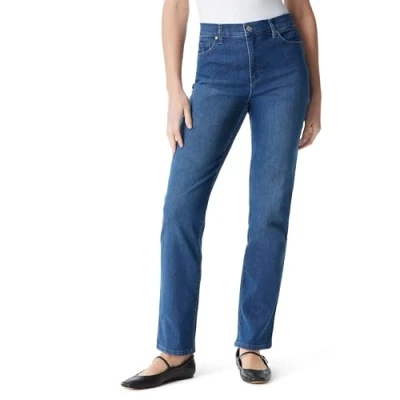 Abbildung von Gloria Vanderbilt Damen Amanda Classic High Rise Tapered Petite Jeans, Frisco, 48 Kurz