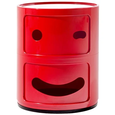 Abbildung von Kartell Componibili Container zwinkernd, Kunststoff, Rot, 32 x 40 cm