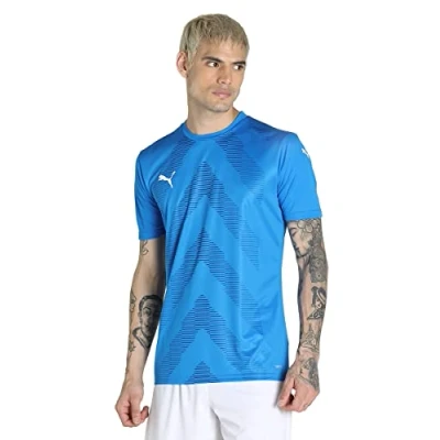 Abbildung von Puma Teamglory Sport Tshirt, Herren, Größe: Small, Blaublauweiss