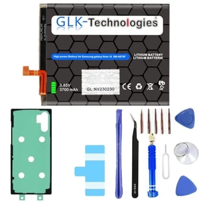 Abbildung von High Capacity Ersatz Akku kompatibel mit Samsung Galaxy Note 9 (N960F) EB BN965ABU Original GLK Technologies Battery accu 4200 mAh inkl. Profi Werkzeug Set Kit NUE (Note 10 Werkzeug)