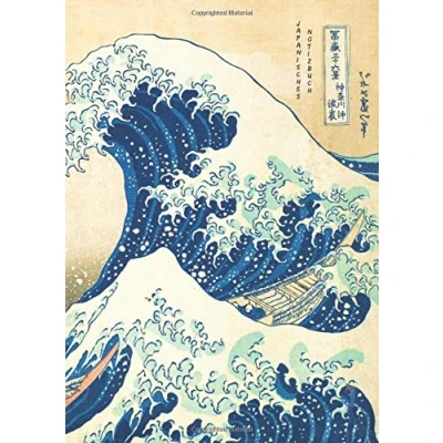 Abbildung von Japanisches Notizbuch: Manuskriptheft zum Üben des Kanji Hiragana Katakana Kana Schreibens. A4 ideal für Notizen oder kreatives Schreiben