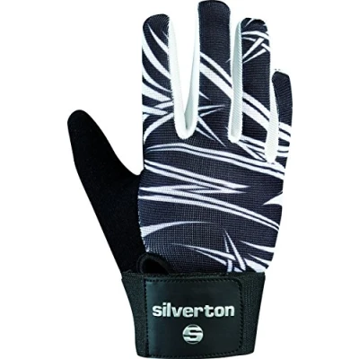 Abbildung von Silverton Erwachsene Handschuhe Cross Bone, schwarz/Rot, L