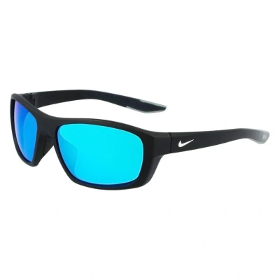 Abbildung von Nike Unisex Brazen Boost M FJ1978 NKFJ1978 Sunglasses, 011 Matte Black Grey Blue, 57