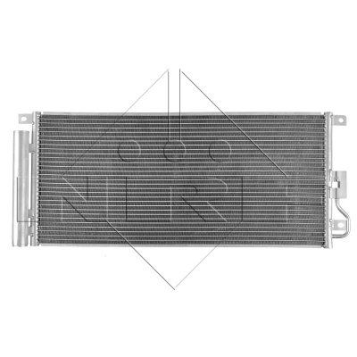 Abbildung von NRF EASY FIT 350227 Klimakondensator mit Dichtungen Trockner 11,8 8,7 Aluminium 640 OPEL: Mokka / X, CHEVROLET: Trax