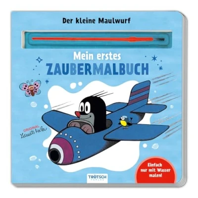 Abbildung von Trötsch Der kleine Maulwurf Malbuch mit Pinsel Mein erstes Zaubermalbuch: Ausmalbuch