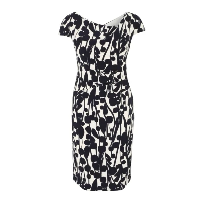Abbildung von Vera Mont Etuikleid, Damen, Größe: 36, Cream dark blue