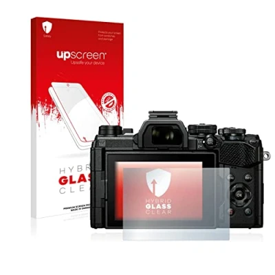 Abbildung von upscreen Schutzglas für Olympus OM System 5 Schutzfolie, Glas Folie [Klar, 9H Panzerschutz, Anti Fingerprint]