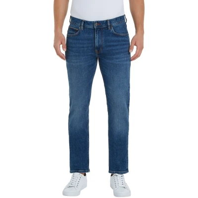 Abbildung von Tommy Hilfiger Straight Denton Jeans Leg, Herren, Größe: 31x30, Custer indigo