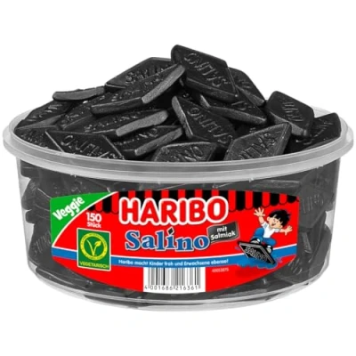 Abbildung von HARIBO Salino Lakritz Salmiak Box mit 150 Stück