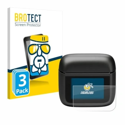 Abbildung von BROTECT Schutzglas für JBL Tour Pro 3 (3 Stück) Schutzfolie Panzer Folie Glas [Extrem Kratzfest 9H, Anti Fingerprint, Ultra Transparent]