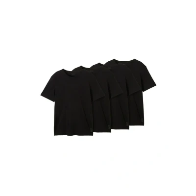 Abbildung von TOM Tailor 4 PACK Tshirt basic, Herren, Größe: XXL, Black