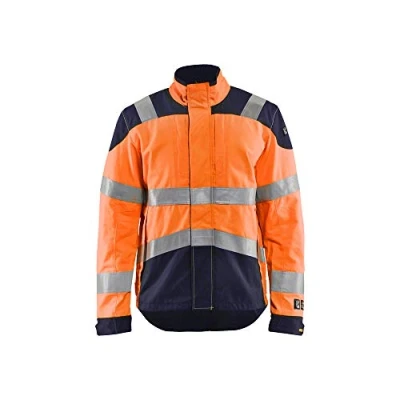 Abbildung von Blaklader 408915135389XS Inhärent Multinorm Jacke, High Vis Orange/Marineblau, Größe XS