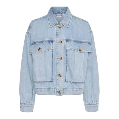 Abbildung von Vero Moda Jeansjacke, Damen, Größe: Small, Light blue denim