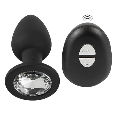 Abbildung von Vibro Analplug „RC Diamond Plug“, 10 Vibrationsmodi per Fernbedienung