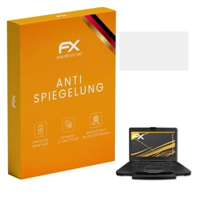 Abbildung von atFoliX Panzerfolie kompatibel mit Panasonic ToughBook CF 54 Schutzfolie, entspiegelnde und stoßdämpfende FX Folie (2X)