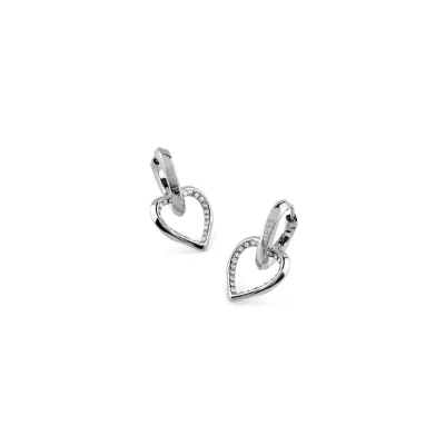 Abbildung von Guess JUBE04617JWRHT U Damen Ohrringe Creolen Herz Ohrhänger