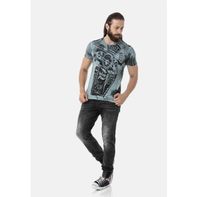 Abbildung von Cipo &amp; Baxx Jeans Tapered Fit, Herren, Größe: 42x32, Black