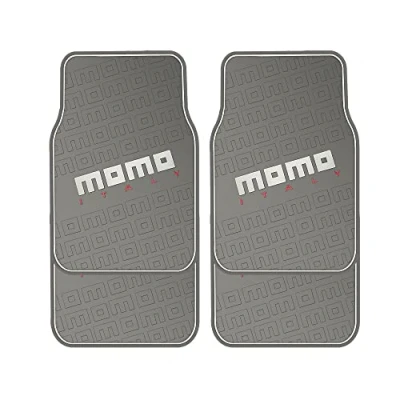 Abbildung von MOMO KOMPLETT SET 4 STÜCK UNIVERSAL AUTOFUSSMATTEN SCHWARZ/GRAU