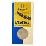 Abbildung von Sonnentor Pfeffer Schwarz Gemahlen BIO 50g perfekt zum Schärfen und würzen
