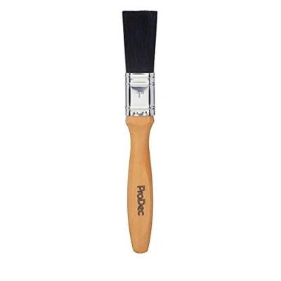 Abbildung von ProDec 25mm Craftsman Trade Profi Pinsel mit gemischten Borsten für glattes Finish beim Streichen Dispersions , Glanz und Satinfarben auf Wänden, Decken, Holz Metall