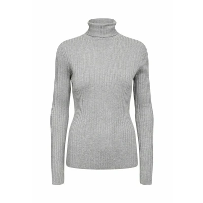 Abbildung von Soyaconcept Dollie Strickpullover, Damen, Größe: XL, Med grey melange