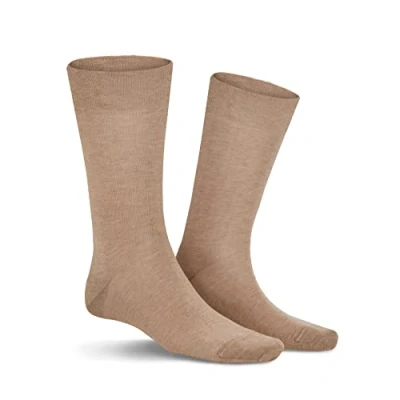 Abbildung von KUNERT Herren Socken Clark druckfreier Bund Beige mel. 8320 43 46