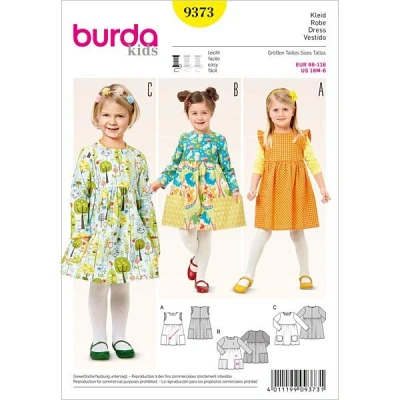 Abbildung von Burda Schnittmuster Kleid b9373 Papier 19 x 13 1 cm weiß
