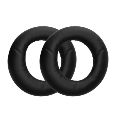 Abbildung von kwmobile 2x Ohr Polster für Sony PS5 Pulse 3D HiFi Kopfhörer (Ohrpolster Kunstleder Over Ear Headphones)