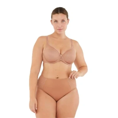 Abbildung von Dagi Women&#039;s Brown Underwire Fixed Strap Bra, Brown,80D