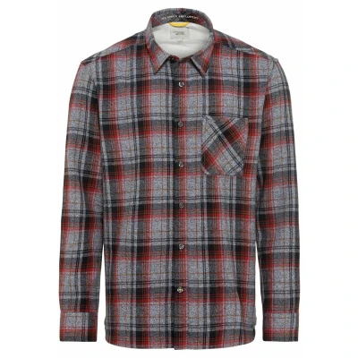 Abbildung von camel active KARO AUS Reiner Hemd, Herren, Größe: 3XL, Asphalt