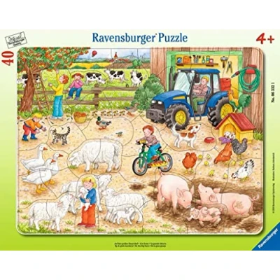 Abbildung von Ravensburger Puzzle Kinderpuzzle 06332 Auf dem großen Bauernhof ..., 40 Puzzleteile
