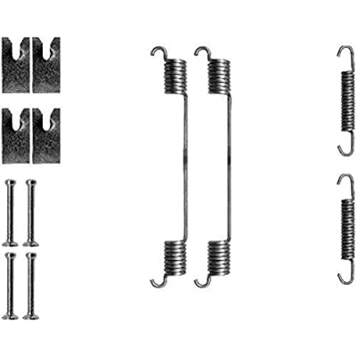 Abbildung von HELLA 8DZ 355 200 651 Zubehörsatz, Bremsbacken FIAT: Punto Evo Schrägheck, III Doblo II Kasten / Kombi