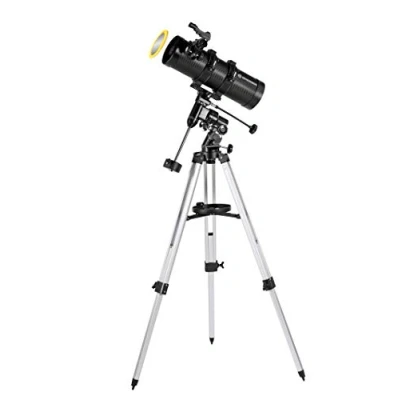 Abbildung von BRESSER Teleskop Pluto 114/500 EQ3 Spiegelteleskop mit Smartphone Adapter &amp; So…