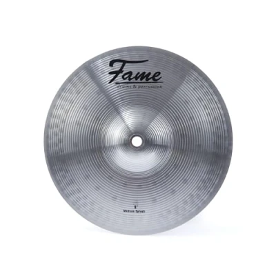 Abbildung von Fame Reflex Splash 8&quot; Becken, Robustes Einsteiger Schlagzeugbecken, Messing, Obertonreicher Durchsetzungsfähiger Klang, Vielschichtiges Frequenzspektrum, Silver Brilliant Finish&quot;