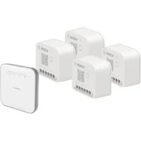 Abbildung von BOSCH Smart Home Set mit Controller II und 4 Licht /Rollladensteuerungen Station