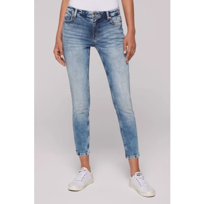 Abbildung von SOCCX Regular fit Jeans, mit verkürztem Bein