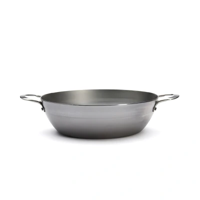 Abbildung von De Buyer Bratpfanne mit 2 Griffen Mineral B ø 32 cm / 5.5 Liter ohne Antihaftbeschichtung