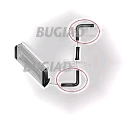 Abbildung von BUGIAD 88792 Ladeluftschlauch FORD: Focus 2 Limousine, Kombi, MONDEO 4 Turnier