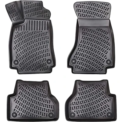 Abbildung von ELMASLINE Auto Fußmatten Gummi (4 St), für SKODA FABIA 1 (1999 2007) I. Generation 3D Gummimatten mit extra hohem Rand mehr Schutz Passend Baujahre:, 1999 2007