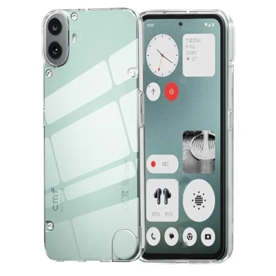 Abbildung von Rojeuinn Hülle für CMF Phone 1 Handyhülle,Weiche TPU Silikon Stoßfest Schutzhülle Handy Case Transparente