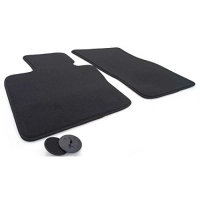 Abbildung von kh Teile Fußmatten für Mini F55 F56 F57 (Veloursmatten) Set Automatten Original Qualität Matten 2 teilig vorn