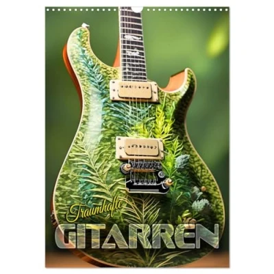 Abbildung von Traumhafte Gitarren (Wandkalender 2025 DIN A3 hoch), CALVENDO Monatskalender