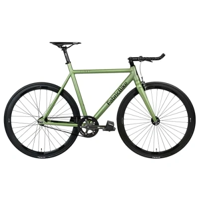 Abbildung von FabricBike Light Fixed Gear Fahrrad, Single Speed Fixie Starre Nabe, Aluminium Rahmen und Gabel, Räder 28&quot;, 4 Farben, 3 Größen, 9.45 kg (Größe M) (M 54cm, Cayman Green)