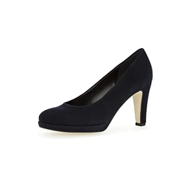 Abbildung von Gabor High Heel Pumps, Damen, Größe: 44, Dunkelblau Schuhe